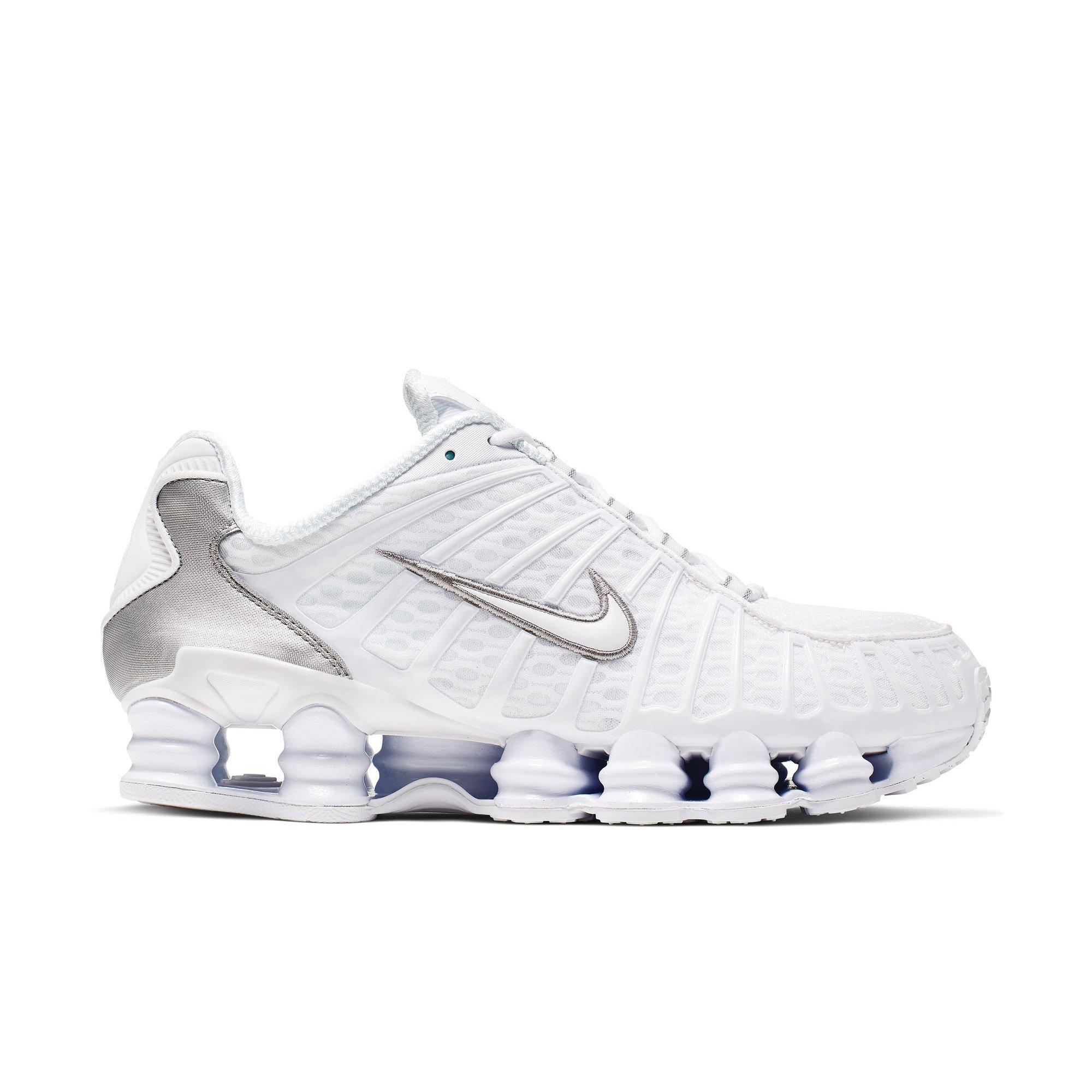 Nike shox white mens on sale